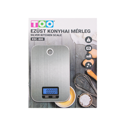 TOO KSC-800 Ezüst konyhai mérleg