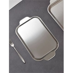 TOO KT-305 Fémtálca fogóval 33 x 19 x 1 cm