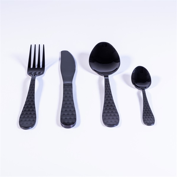 TOO KT-479 B Honey fekete 16 db-os evőeszköz készlet