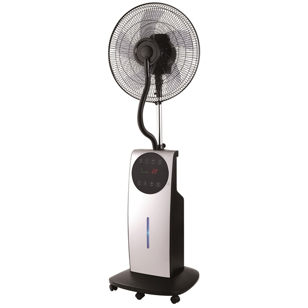 TOO MF-001S-RC ezüst, 42 cm, sebességfokozat száma:3, 90 W, álló párásítós ventilátor