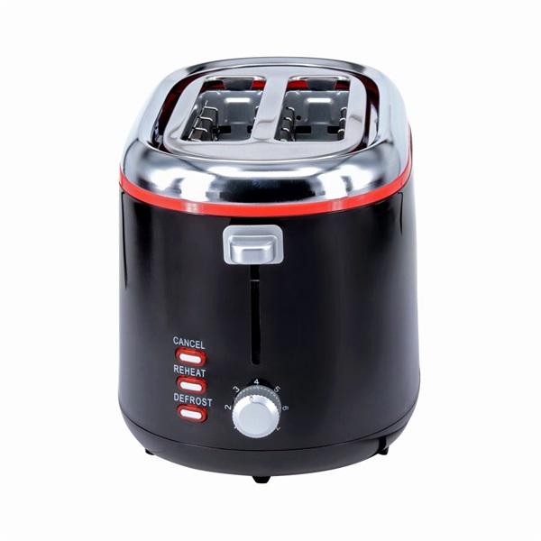 TOO TO-343-BR 850W fekete 2 szeletes kenyérpirító (Újszerű)