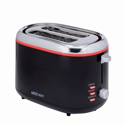 TOO TO-343-BR 850W fekete 2 szeletes kenyérpirító (Újszerű)