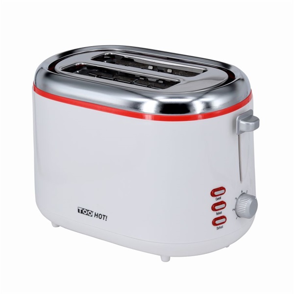 TOO TO-343-WR 850W fehér 2 szeletes kenyérpirító (Újszerű)