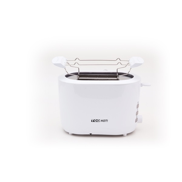 TOO TO-500-W 840W fehér 2 szeletes kenyérpirító zsemlemelegítő feltéttel