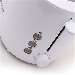 TOO TO-500-W 840W fehér 2 szeletes kenyérpirító zsemlemelegítő feltéttel