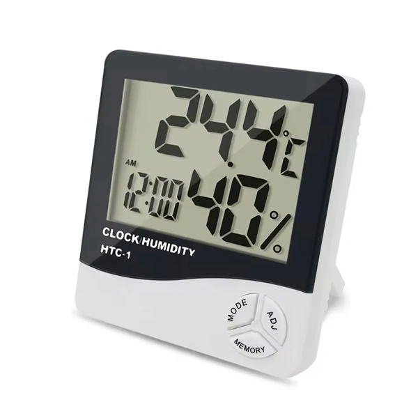 TOO WS-201-W hőmérséklet és páratartalom kijelzéssel fehér időjárás állomás