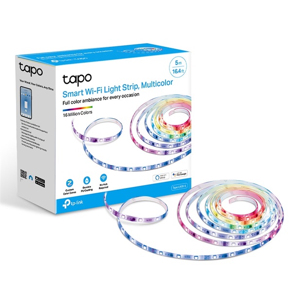 TP-Link Tapo L920-5 Multicolor Smart Wi-Fi-s 5 méteres LED szalag