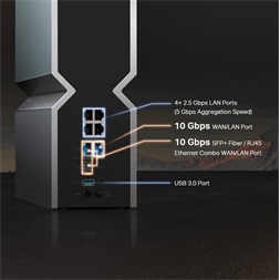 TP-Link Archer BE800 BE19000 háromsávos Wi-Fi 7 router