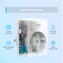 TP-Link TAPO P100(1-pack) fehér Wi-Fi aljzat