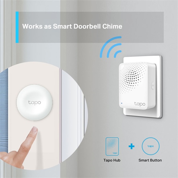 TP-Link Tapo H100 fehér okos IoT HUB csengővel