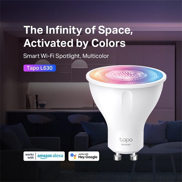 TP-Link Tapo L630 színes okos Wi-Fi spot izzó