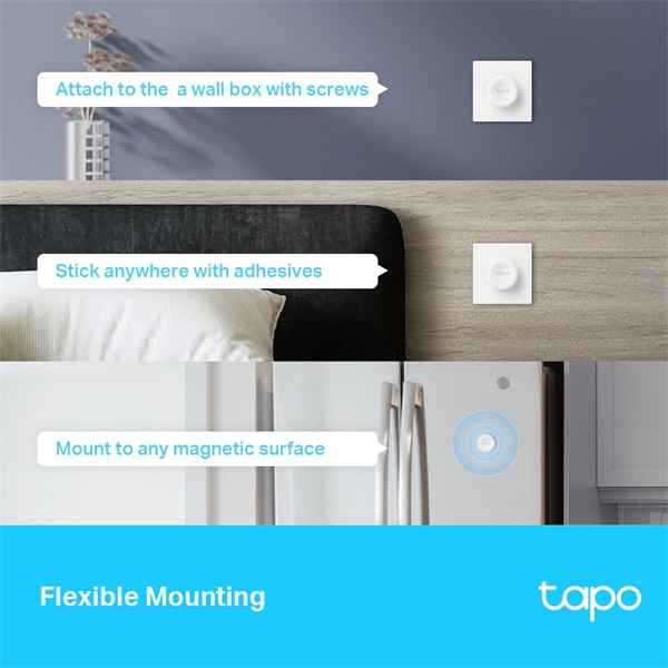 TP-Link Tapo S200D fehér okos távoli fényerőszabályzó kapcsoló
