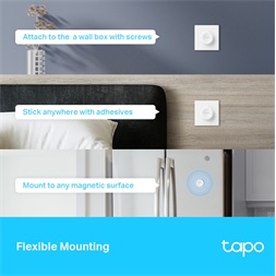 TP-Link Tapo S200D fehér okos távoli fényerőszabályzó kapcsoló