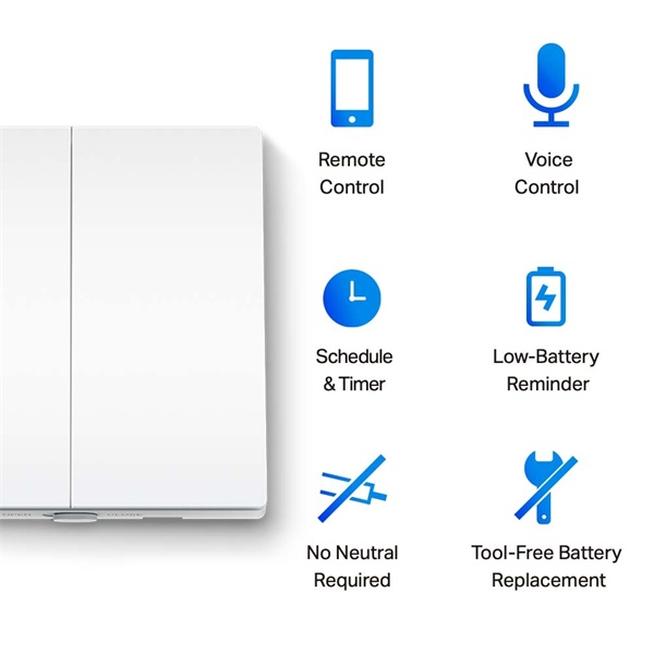 TP-Link Tapo S220 fehér okos villanykapcsoló