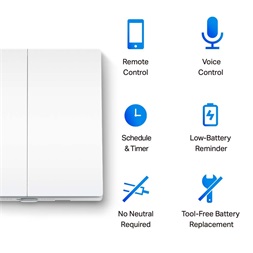 TP-Link Tapo S220 fehér okos villanykapcsoló