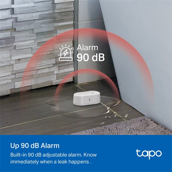 TP-Link Tapo T300 fehér okos vízszivárgás érzékelő
