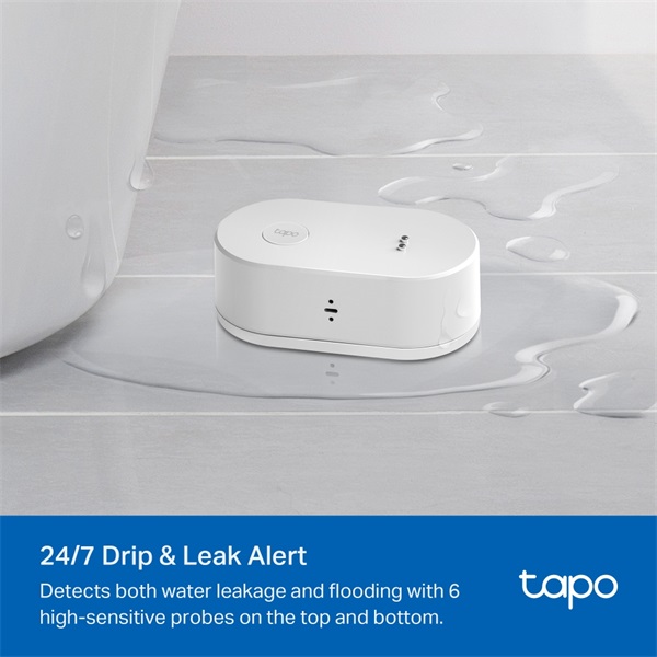 TP-Link Tapo T300 fehér okos vízszivárgás érzékelő