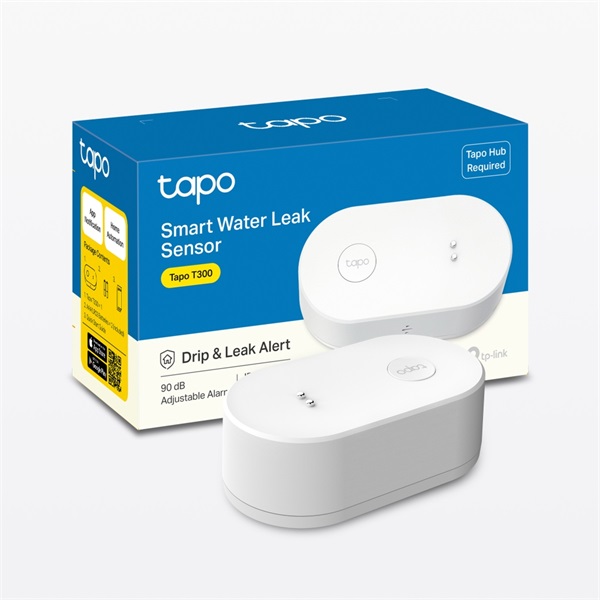 TP-Link Tapo T300 fehér okos vízszivárgás érzékelő