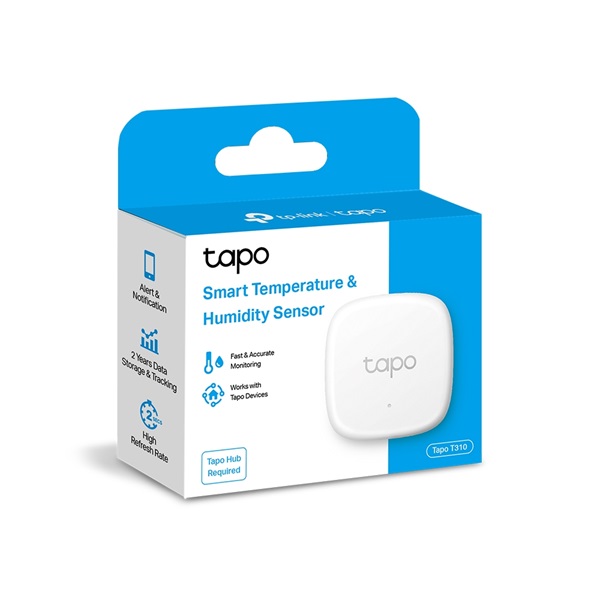 TP-Link Tapo T310 fehér okos hőmérséklet és páratartalom jelző