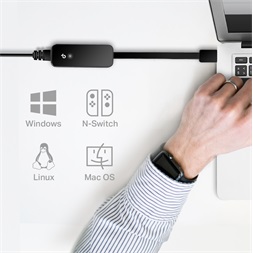 TP-Link UE306 Gigabit Ethernet-USB 3.0 fekete átalakító adapter