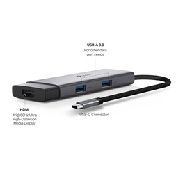 TP-Link UH5020C 5in1 szürke USB-C HUB