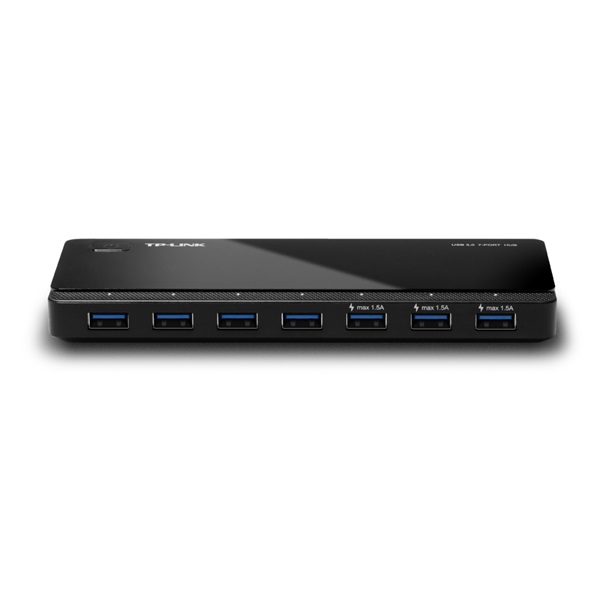 TP-Link UH700 7portos fekete USB3.0 HUB