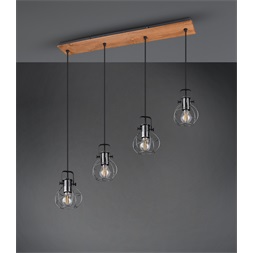TRIO 305300488 Madras antik ezüst mennyezeti lámpa