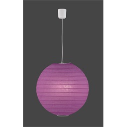 TRIO 3490400-92 Paper lila függő mennyezeti lámpa bura
