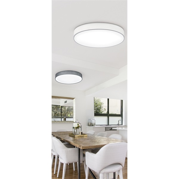 TRIO 621915501 Lugano 75 cm átmérő fehér mennyezeti lámpa (Újszerű)