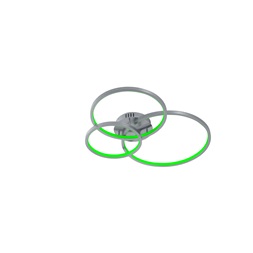 TRIO 652710307 AARON 40W RGBW-LED/ 3000-6000K/ 3200Lm nikkel mennyezeti lámpatest