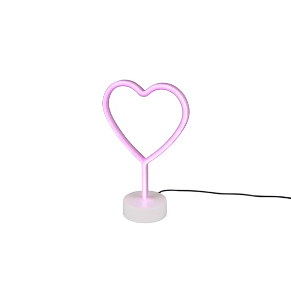 TRIO R55210101 Heart 30,5 cm USB asztali lámpa