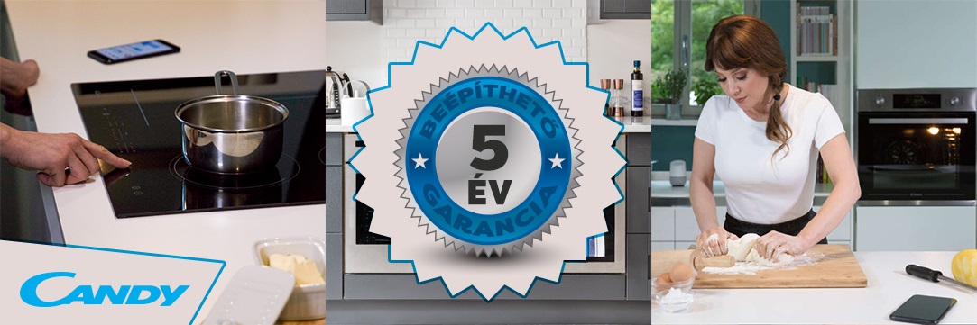 Tájékoztatás Candy beépíthető készülék garanciával kapcsolatban