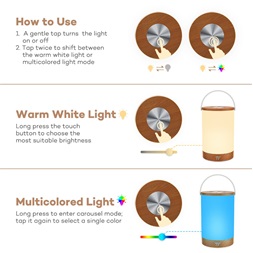 Taotronics TT-DL33 hordozható LED lámpa