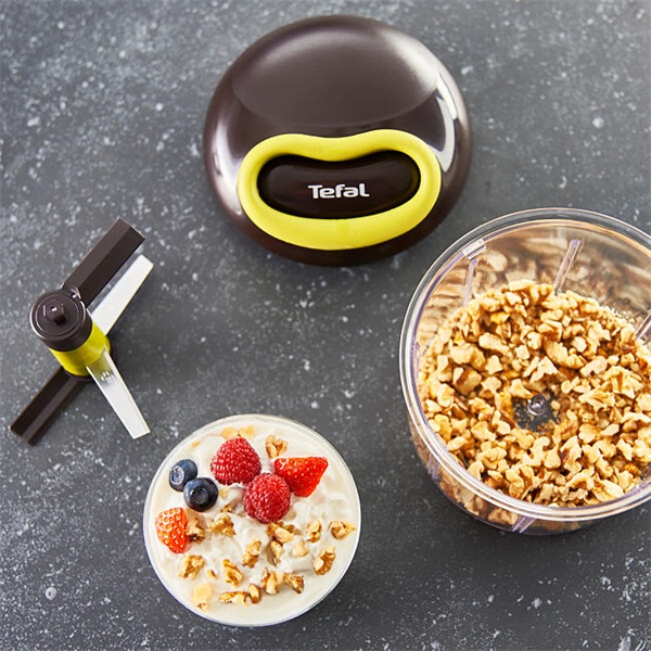 Tefal K1320404 5 Second Chopper 0,9L fekete-zöld kézi aprító