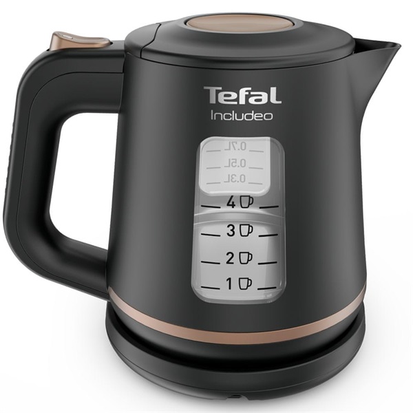 Tefal KI533811 1L-es fekete vízforraló (Újszerű)