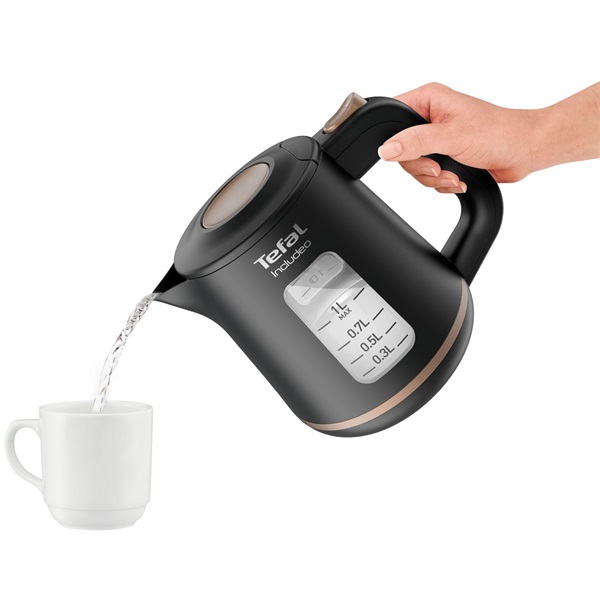Tefal KI533811 1L-es fekete vízforraló (Újszerű)
