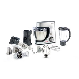 Tefal QB516D38 Masterchef Gourmet 1100W, 4,6L, ezüst konyhai robotgép