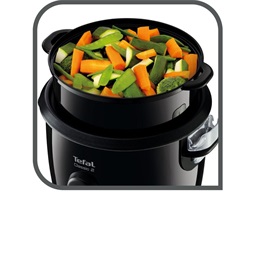 Tefal RK103811 Classic fekete 10 személyes rizsfőző (Újracsomagolt)