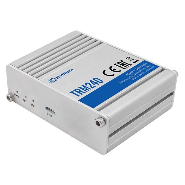 Teltonika TRM240 1xminiSIM 4G/LTE CAT1 ipari modem