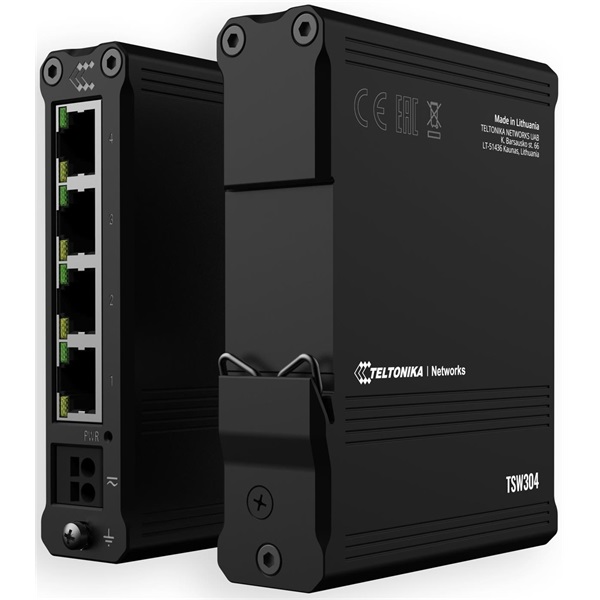 Teltonika TSW304 4x GbE LAN nem menedzselhető switch