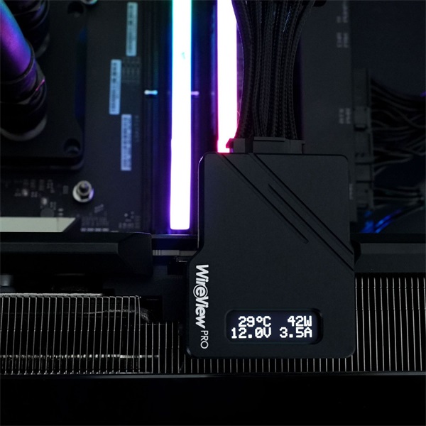 Thermal Grizzly WireView 90 1x 12VHPWR fordított GPU fogyasztásmérő
