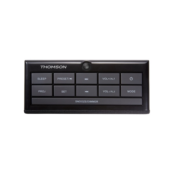 Thomson CL-300P fekete rádiós projektoros ébresztőóra