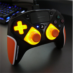 Thrustmaster 4160802 Eswap Crystal PS4 narancssárga cserélhető modul