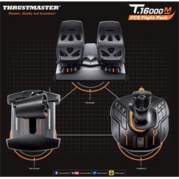 Thrustmaster T.16000M FLIGHT PACK PC gázkar + kormány pedál + joystick