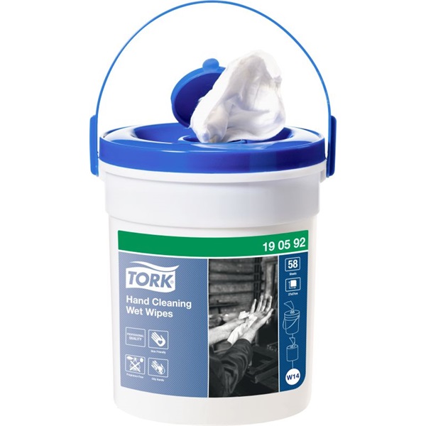 Tork 190592 Premium 1 rétegű vödrös, nedves kéztisztító kendő