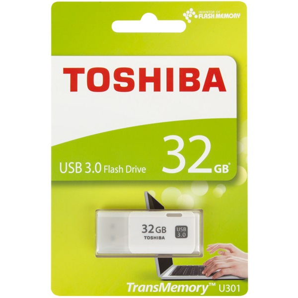 Toshiba UT32GHW3 32GB USB3.0 "Hayabusa" fehér Flash Drive