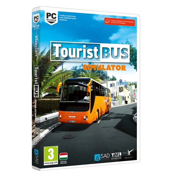 Tourist Bus Simulator Pc játékszoftver (Újszerű)