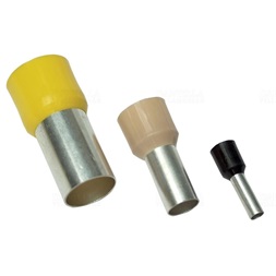Tracon E127 16 mm2 100 db/csomag Szigetelt zöld érvéghüvely