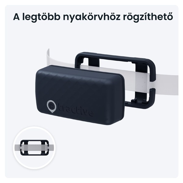 Tractive GPS CAT Mini kék macska GPS nyomkövető és tevékenységfigyelő