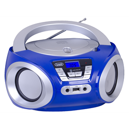 Trevi CMP 544BT hordozható CD/Bluetooth/FM/USB/AUX kék boombox